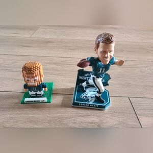 Carson Wentz NFL bobblehead & Brxlz